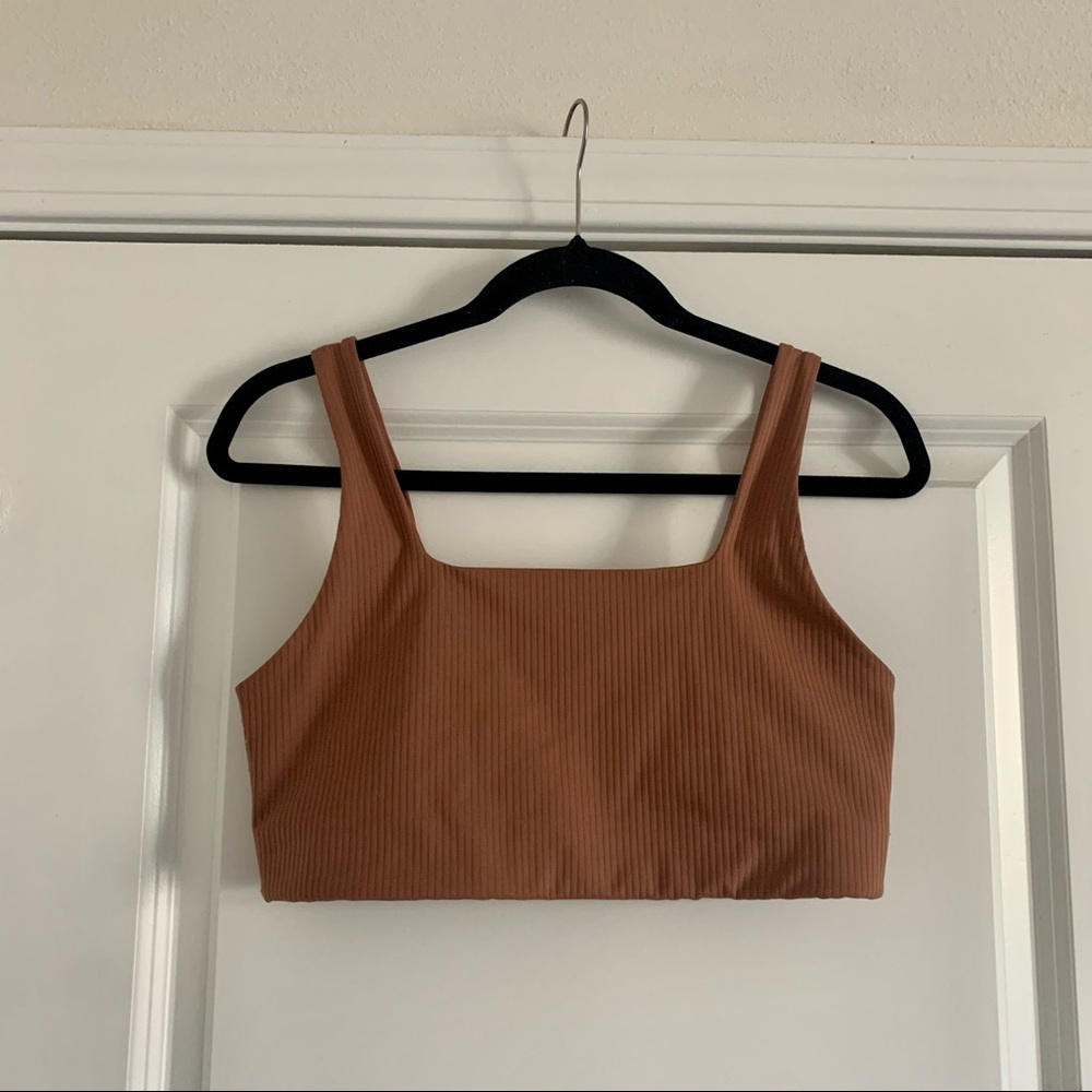 Girlfriend Collective RIB Tommy Cropped Bra